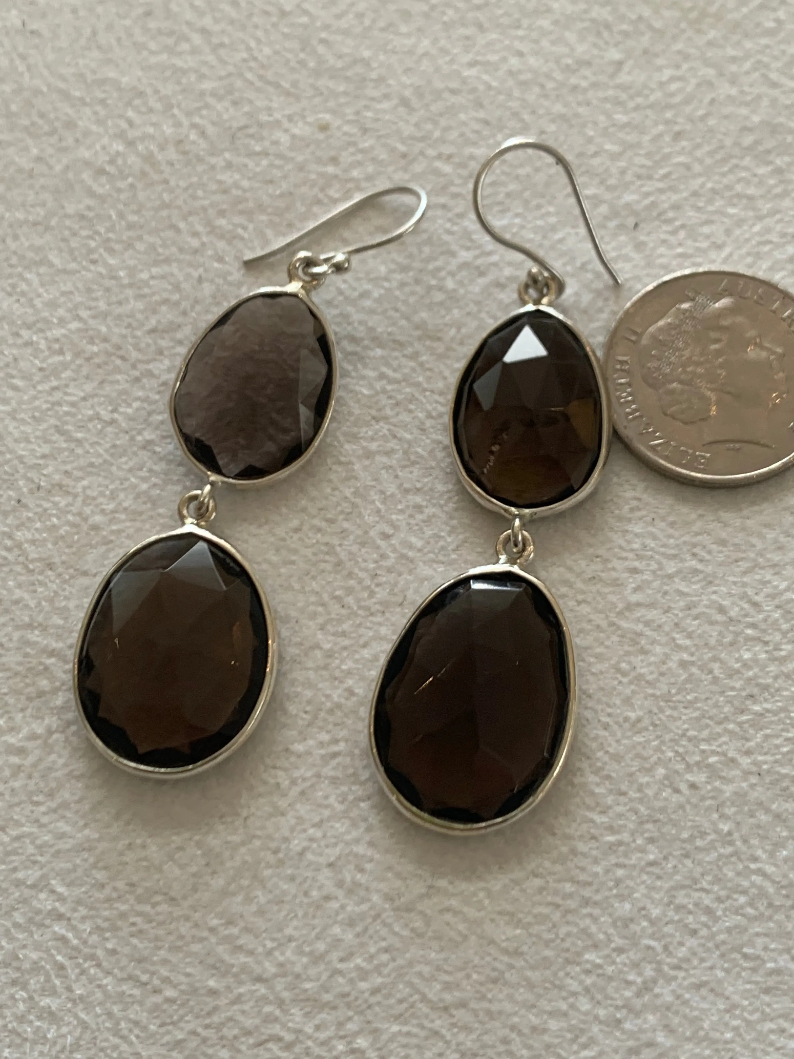 Smoky Quartz Earrings