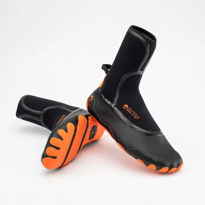 Solite Custom 2.0 5mm Booties-Black/Orange