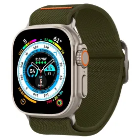 Spigen Fit Lite Ultra Apple Watch (42/44/SE/45/46/49mm) Stof Rem - Khaki Grøn