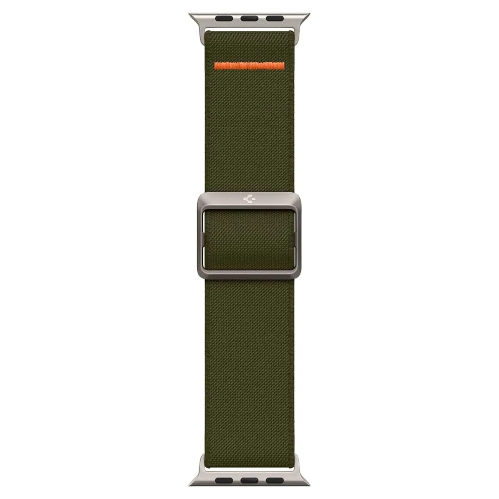 Spigen Fit Lite Ultra Apple Watch (42/44/SE/45/46/49mm) Stof Rem - Khaki Grøn