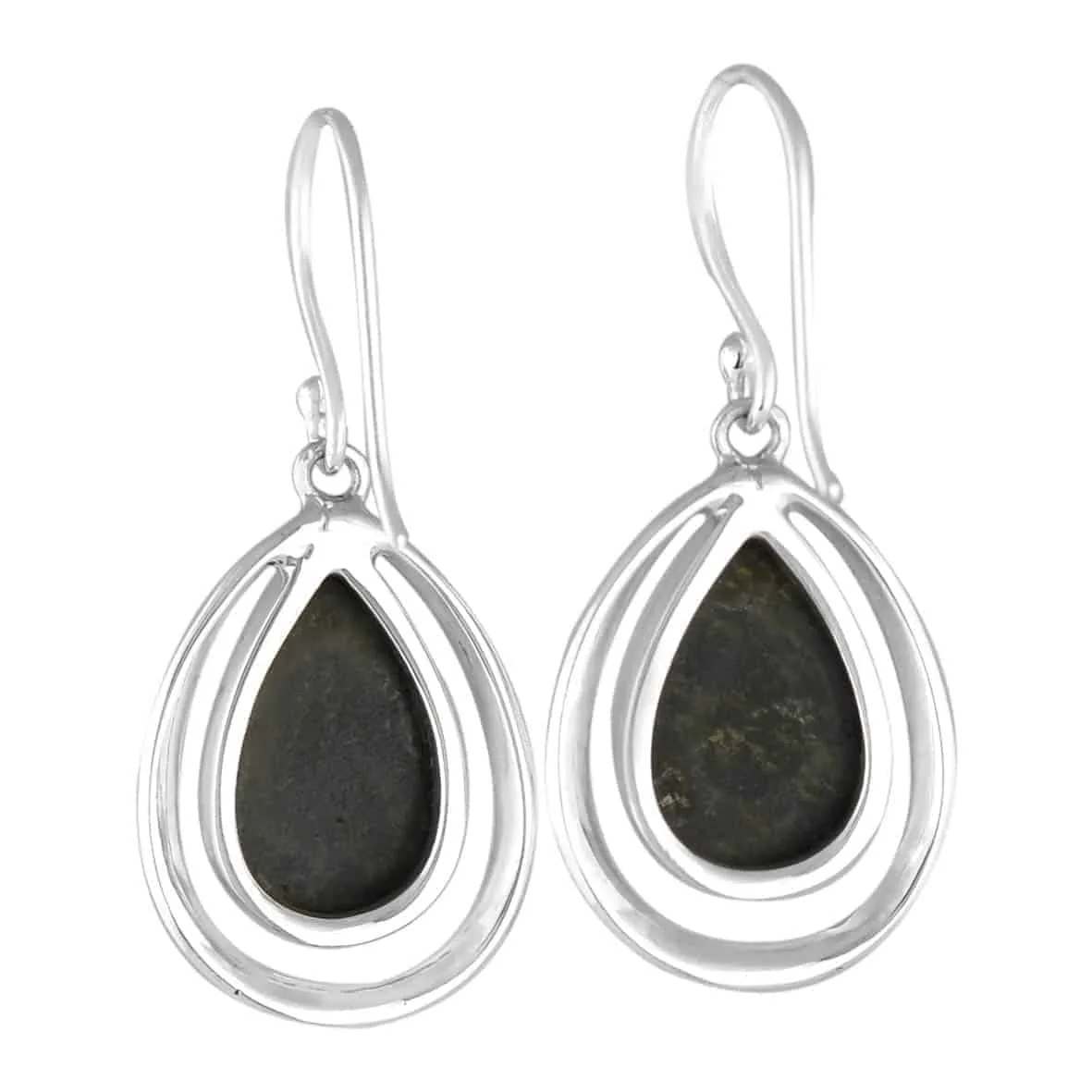 Starborn Ammolite Sterling Silver Drop Earrings