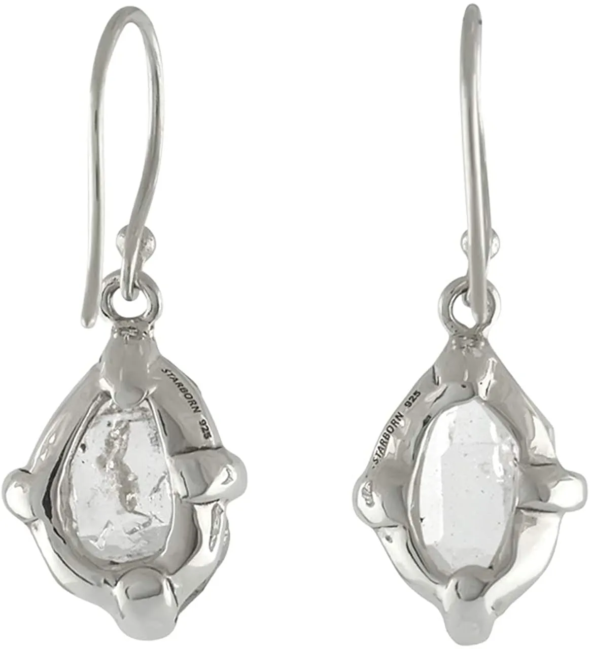 Starborn Herkimer Diamond Earrings in Sterling Silver