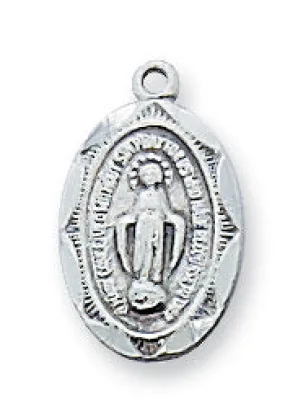 Sterling Miraculous Baby Pendant Boxed - L1203MIBB