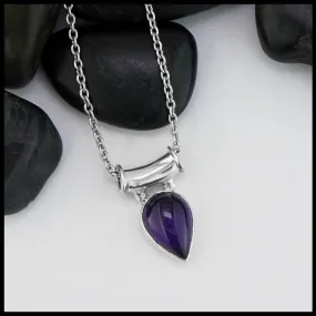 Sterling Silver Amethyst Pendant