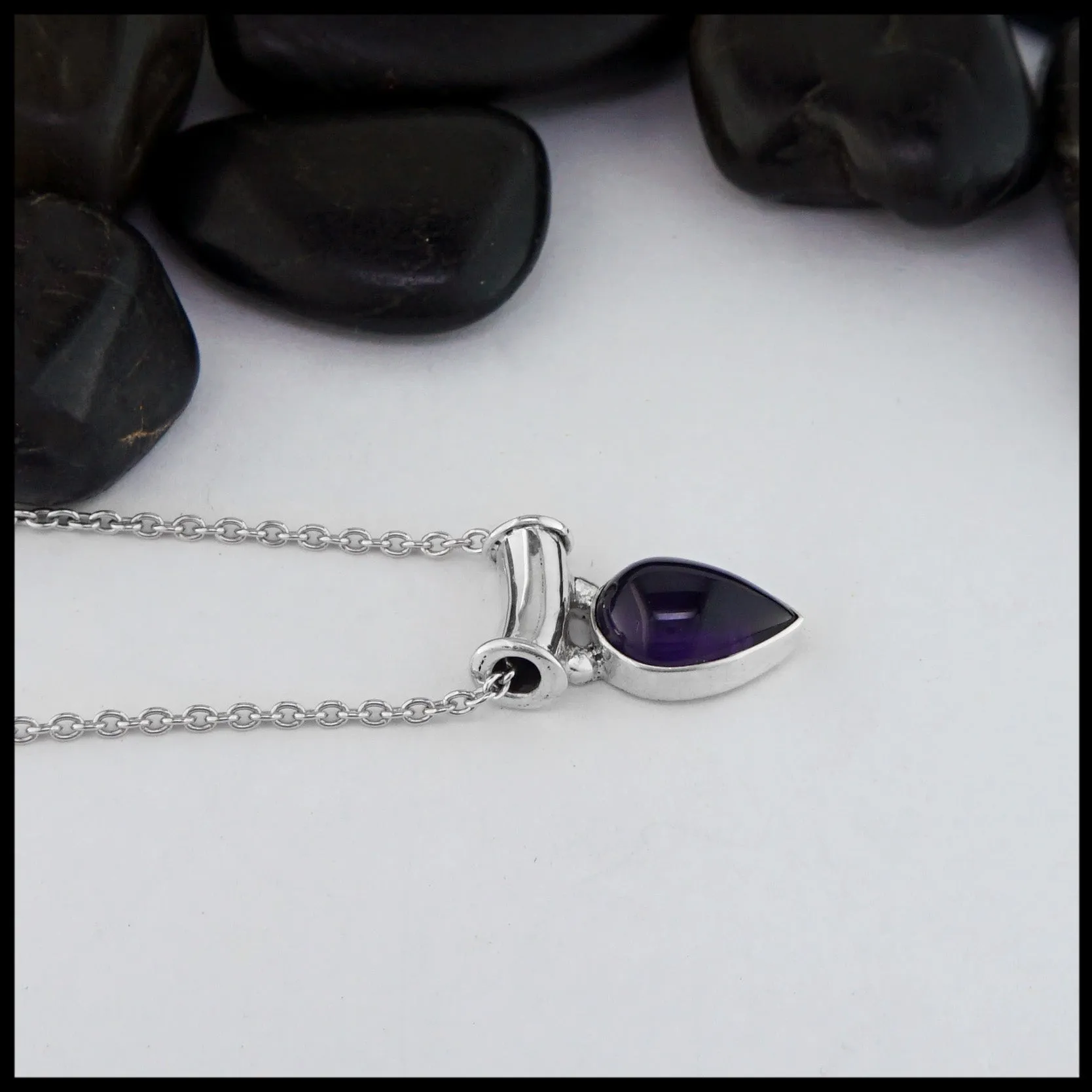 Sterling Silver Amethyst Pendant