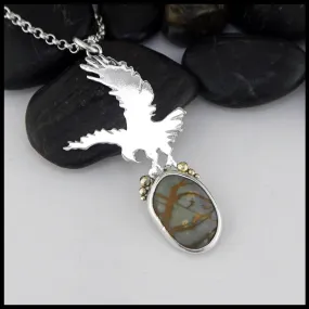 Sterling Silver Jasper Pendant