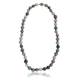 Tahitian Black Pearl Necklace Strand