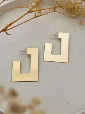 Textured Geometric Earrings