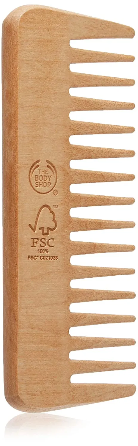 The Body Shop Hair Detaging Comb Wood