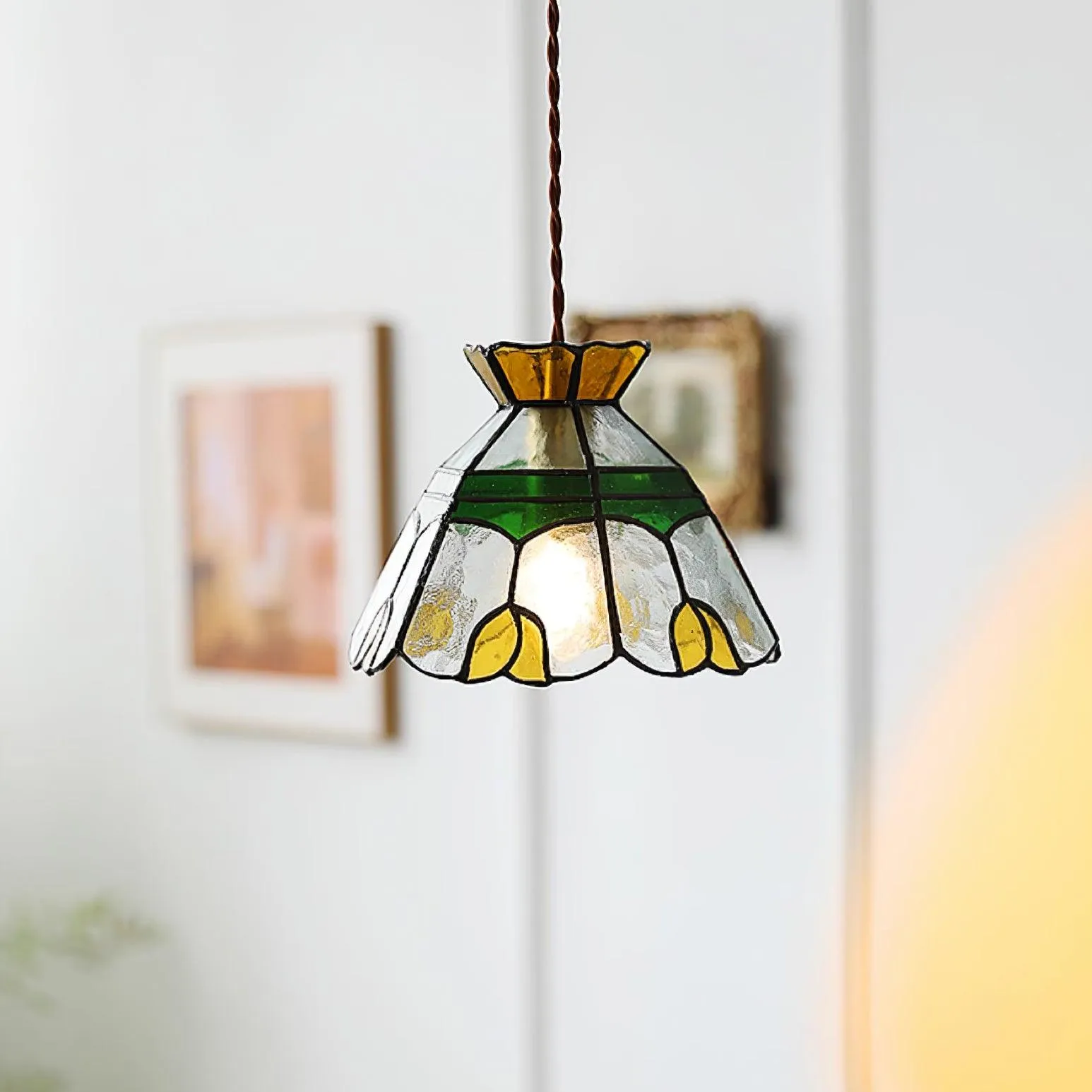 Tiffany Stained Pendant Lamp