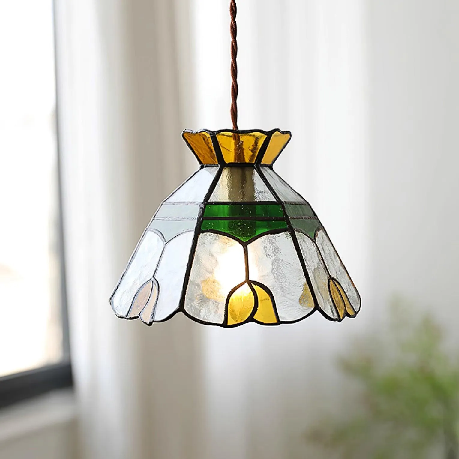 Tiffany Stained Pendant Lamp