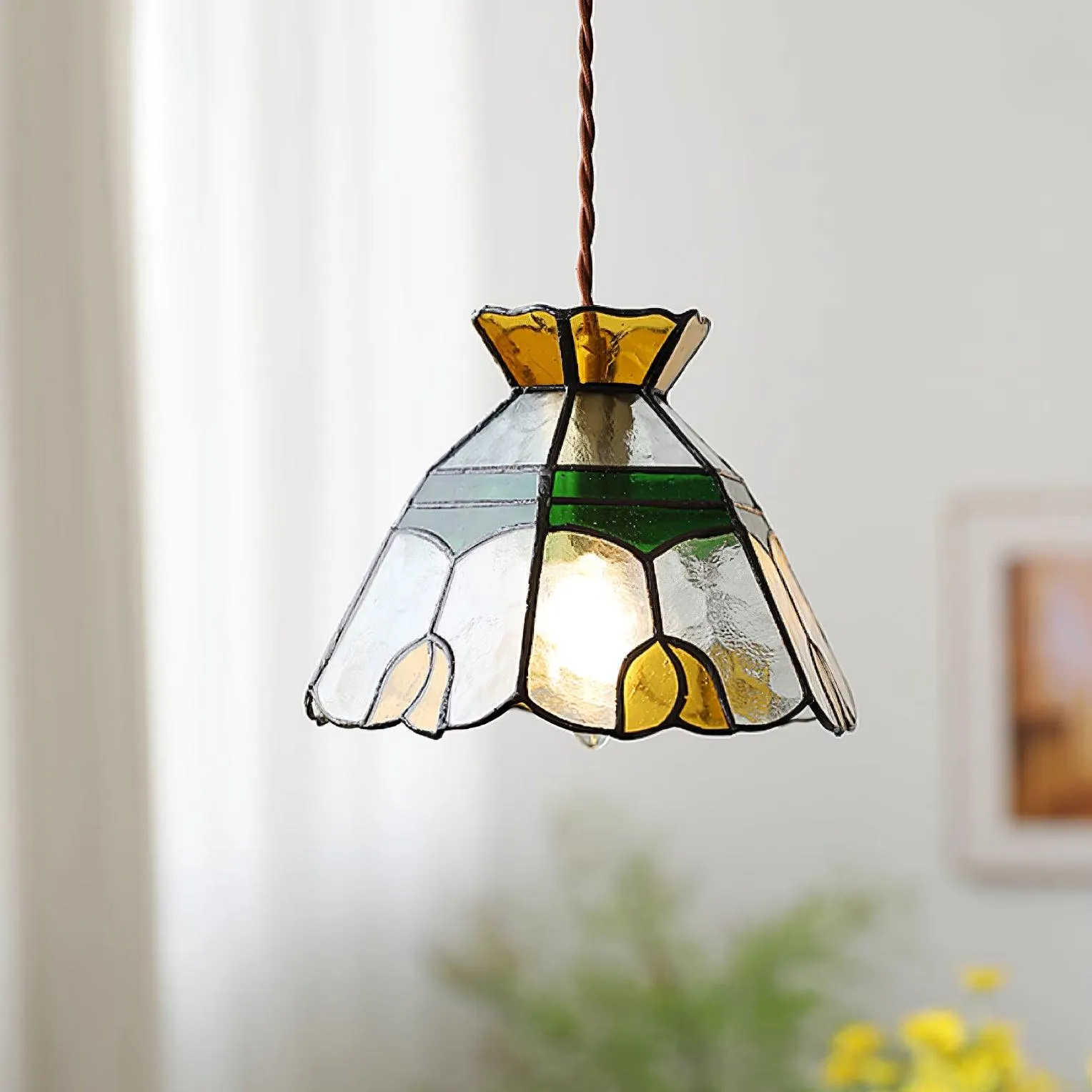 Tiffany Stained Pendant Lamp