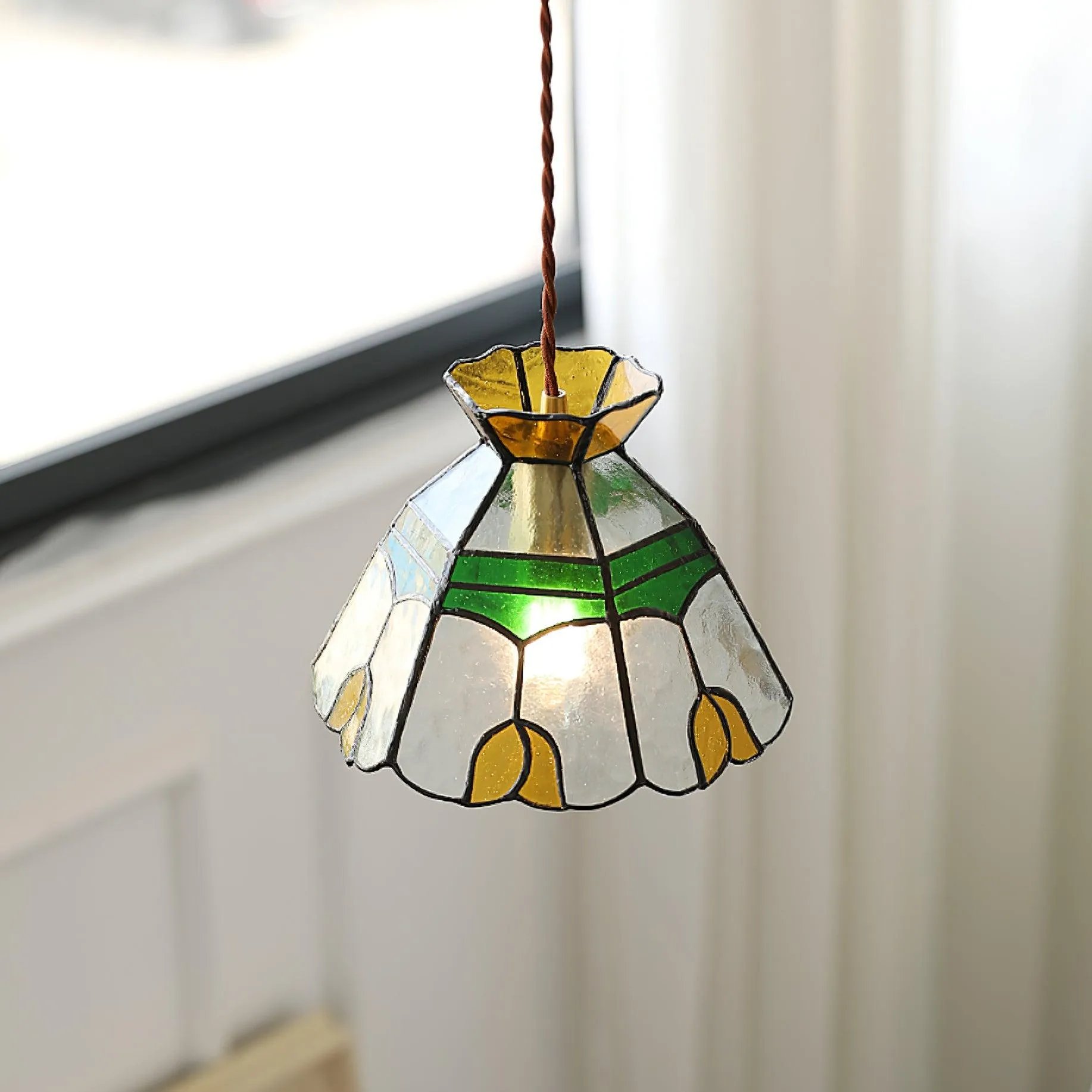 Tiffany Stained Pendant Lamp