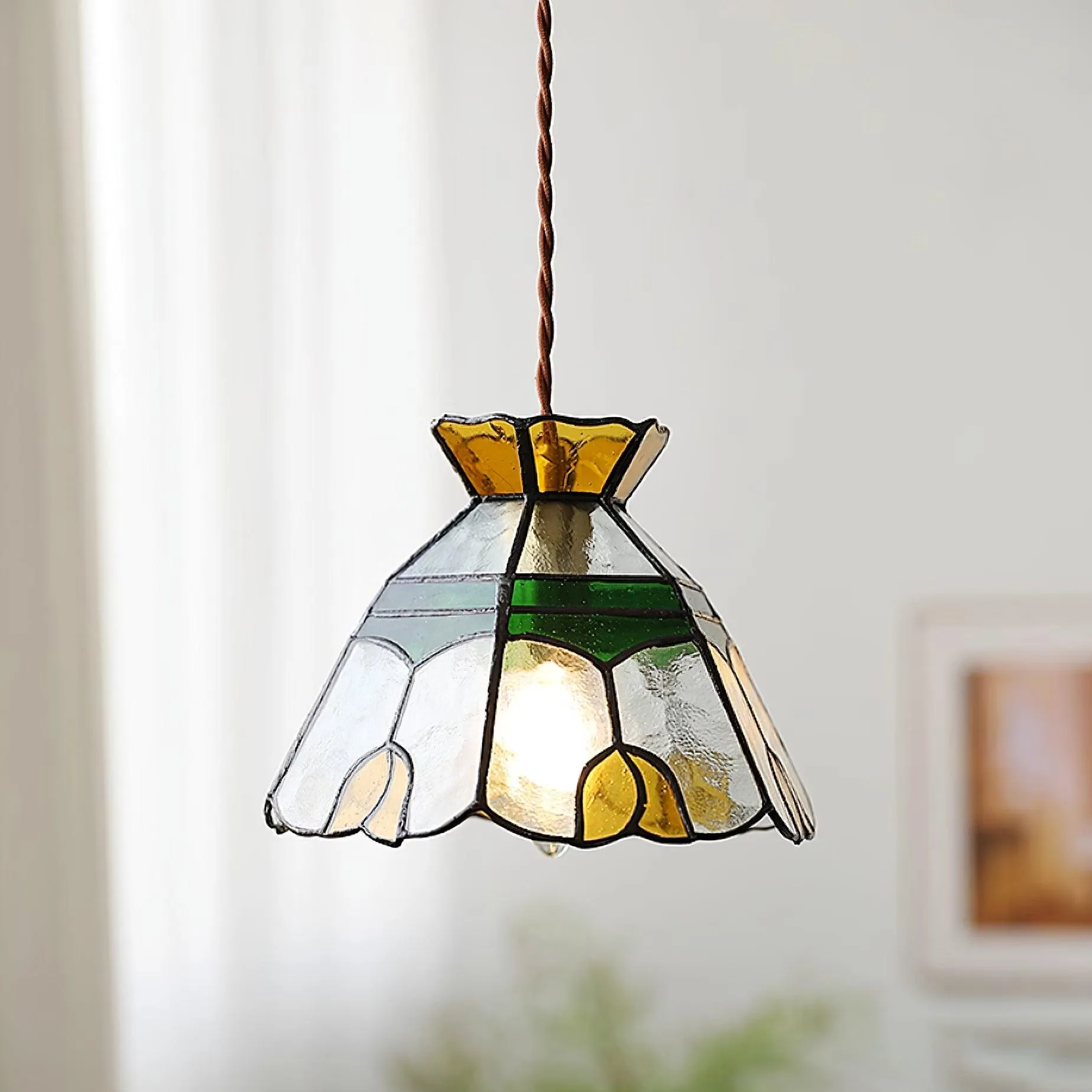 Tiffany Stained Pendant Lamp