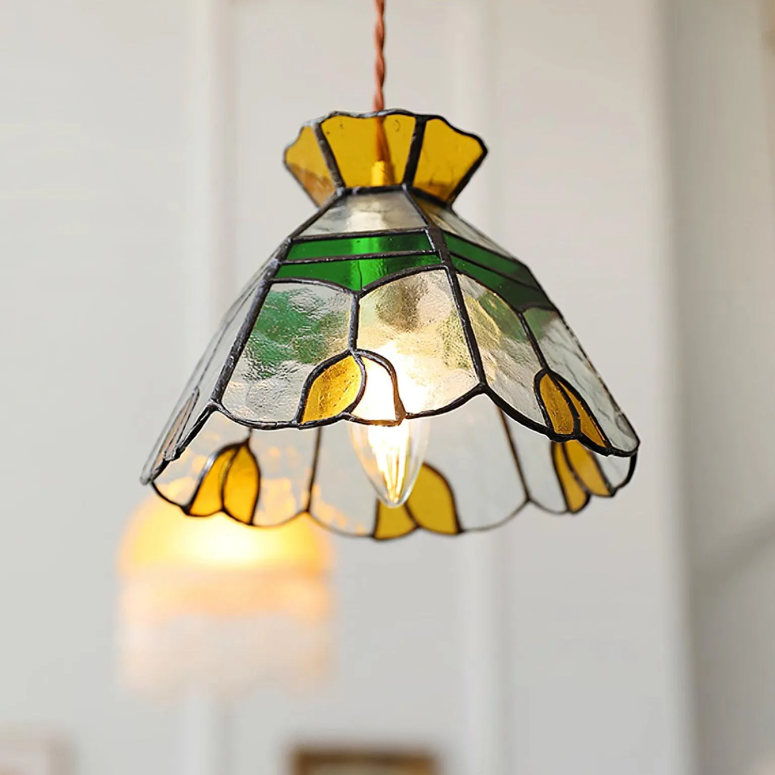 Tiffany Stained Pendant Lamp