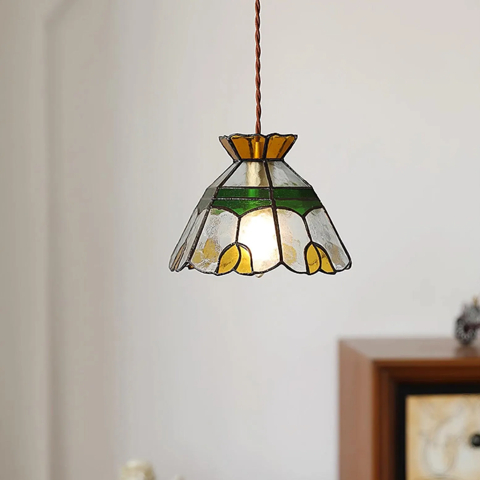 Tiffany Stained Pendant Lamp