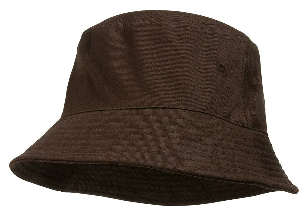 TopHeadwear Blank Cotton Bucket Hat