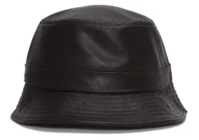 TopHeadwear Vegan Leather Bucket Hat