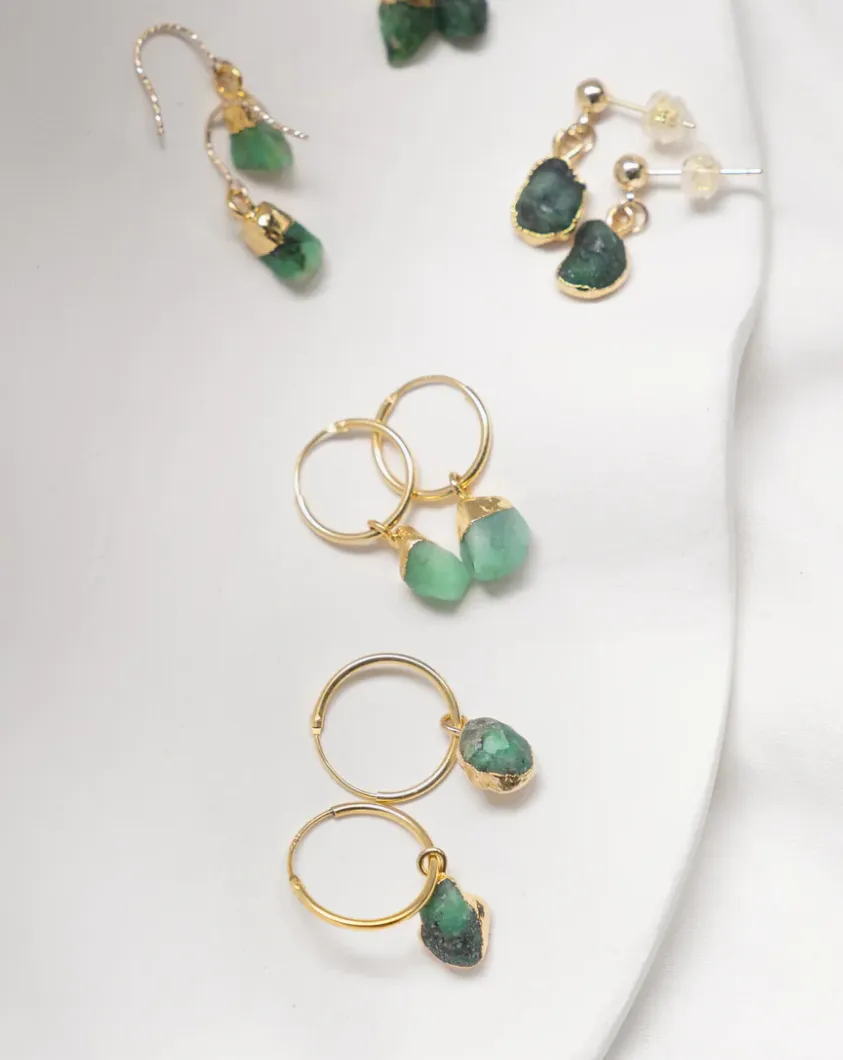 TS May Emerald Earrings