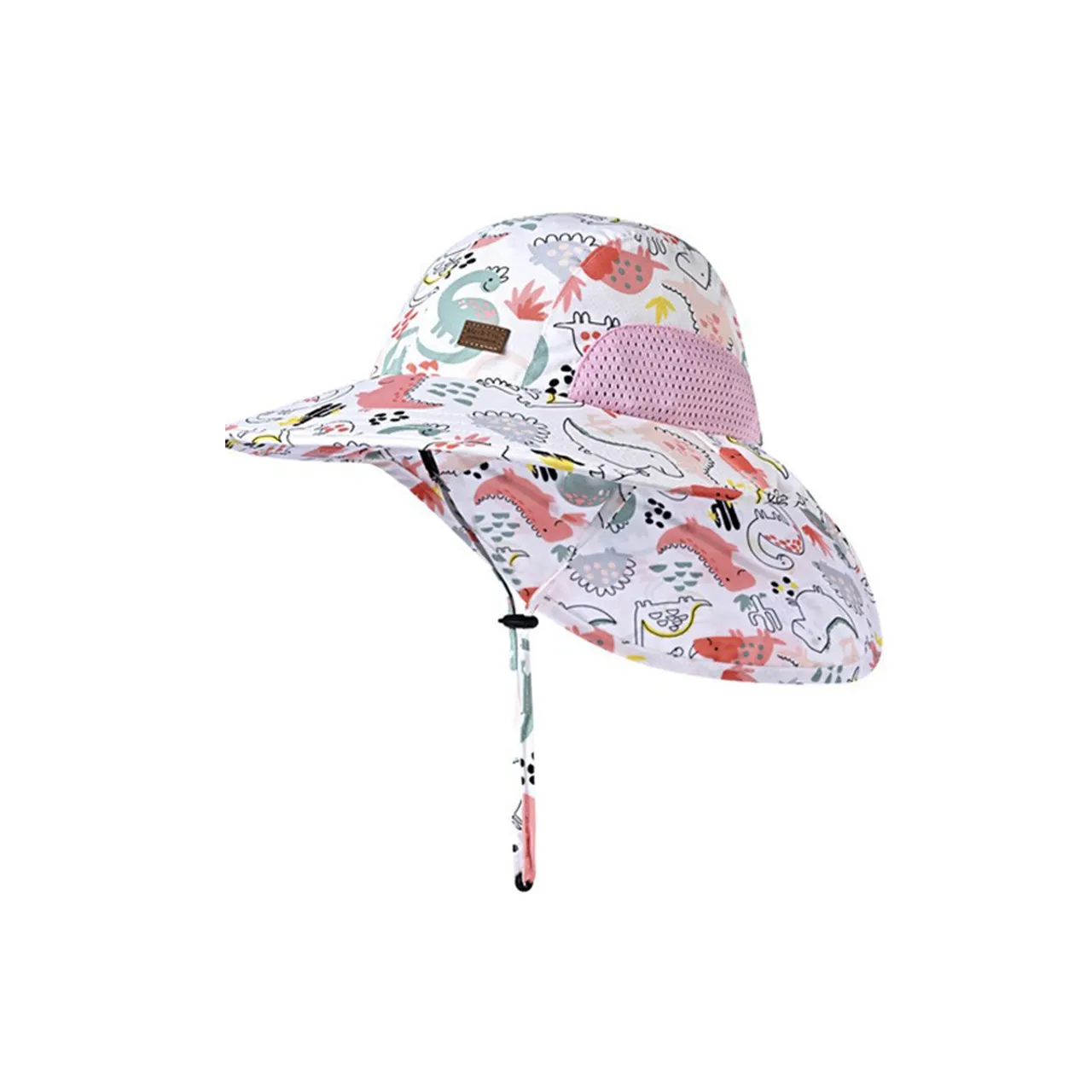 UPF 30  Jungle Dinosaur Print Kids Bucket Hat