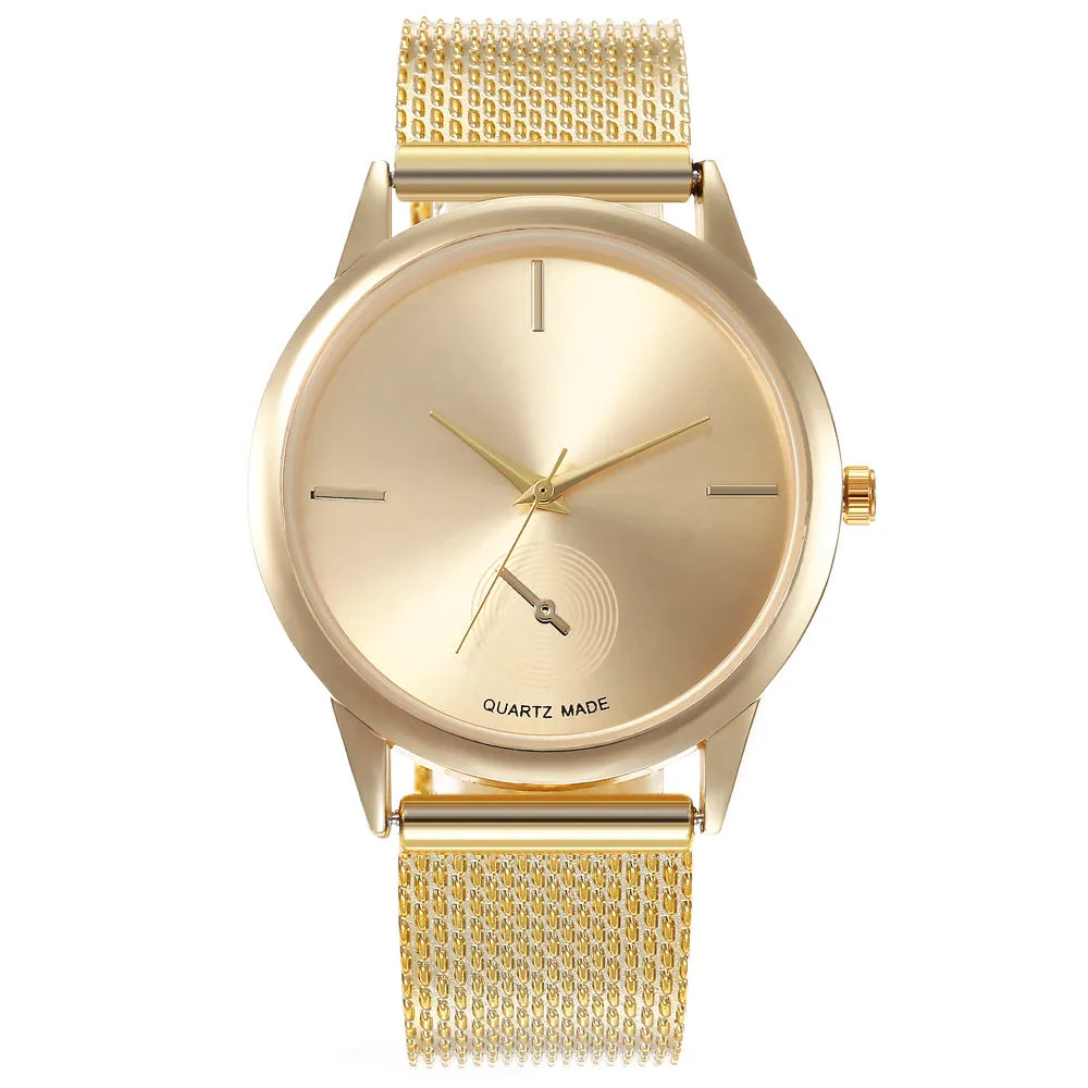 Women's Exquisite Creative Plastic Mesh Quartz Watch