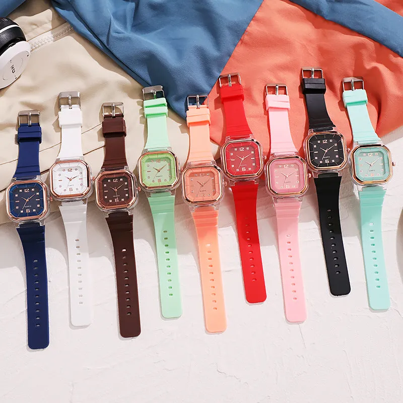 Women's Watch Student Children's Silicone Diamond Fashion Wholesale Women's Watch