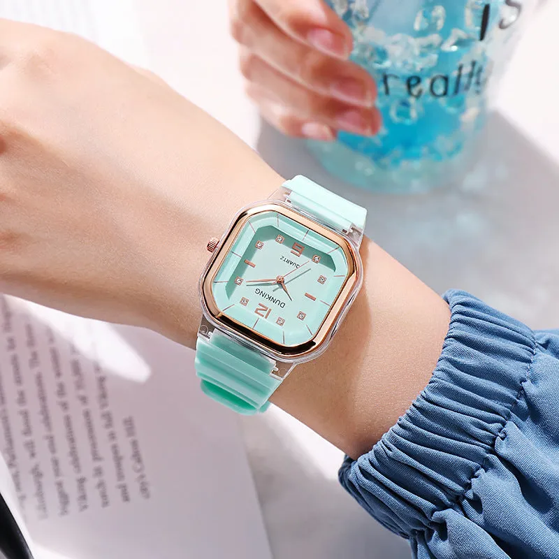 Women's Watch Student Children's Silicone Diamond Fashion Wholesale Women's Watch