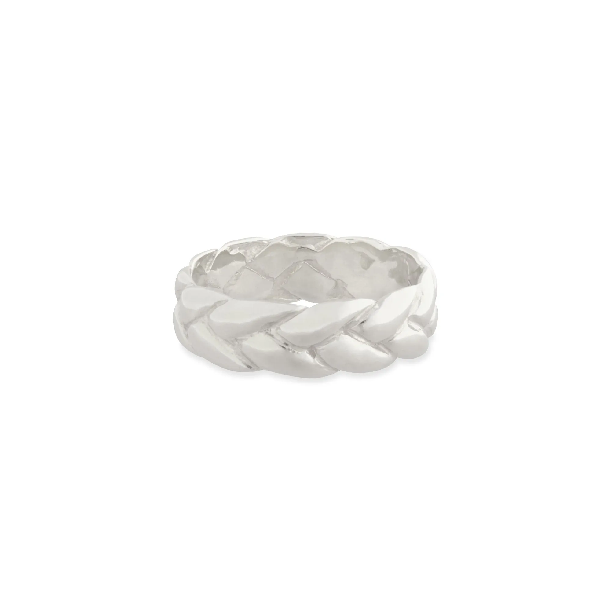 Woven Wide Band Ring